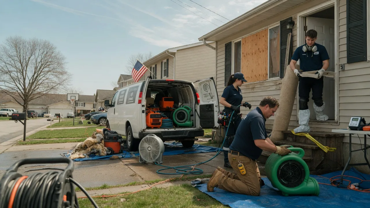 Water Damage Restoration in Conroe, TX near me